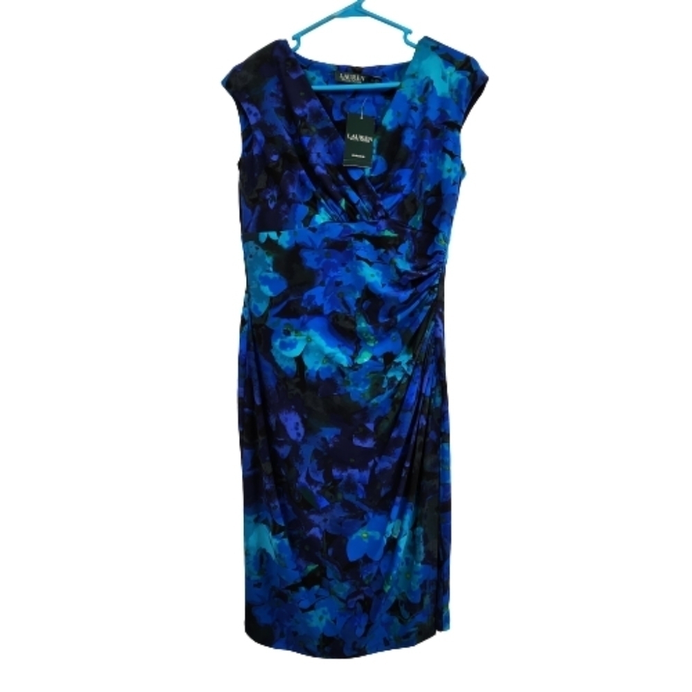 Lauren Ralph Lauren NWT Floral Print Sheath Dress Size 6